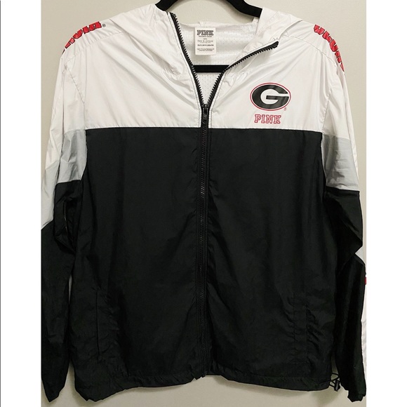Victoria’s Secret Pink UGA Windbreaker Jacket - Picture 1 of 3
